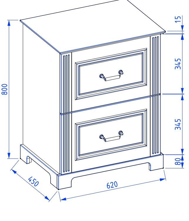 OXFORD servantskap 60cm