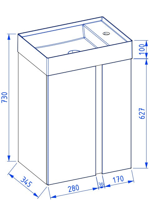 UNIQ servantskap 49cm