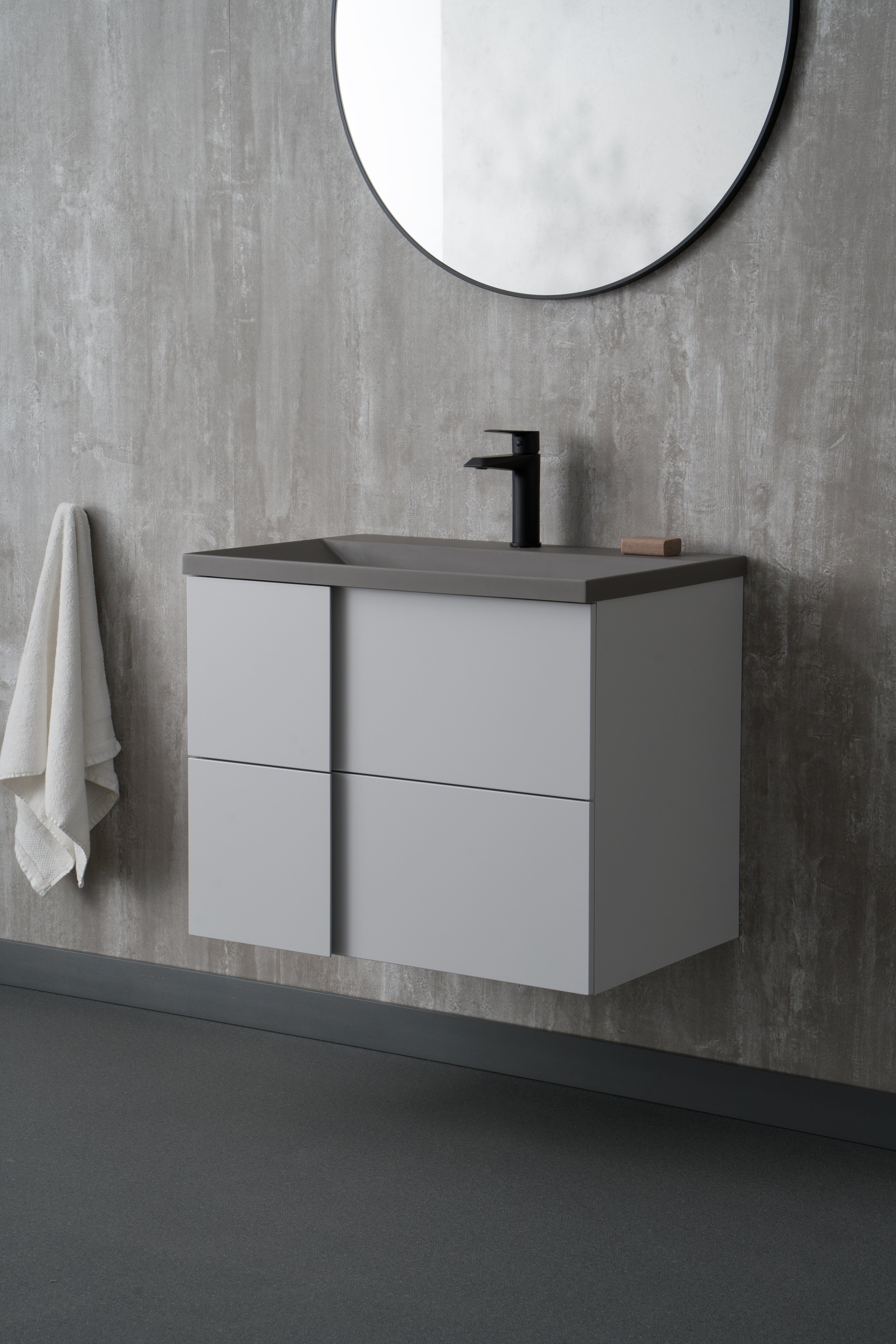 EDGE rundt speil 80cm